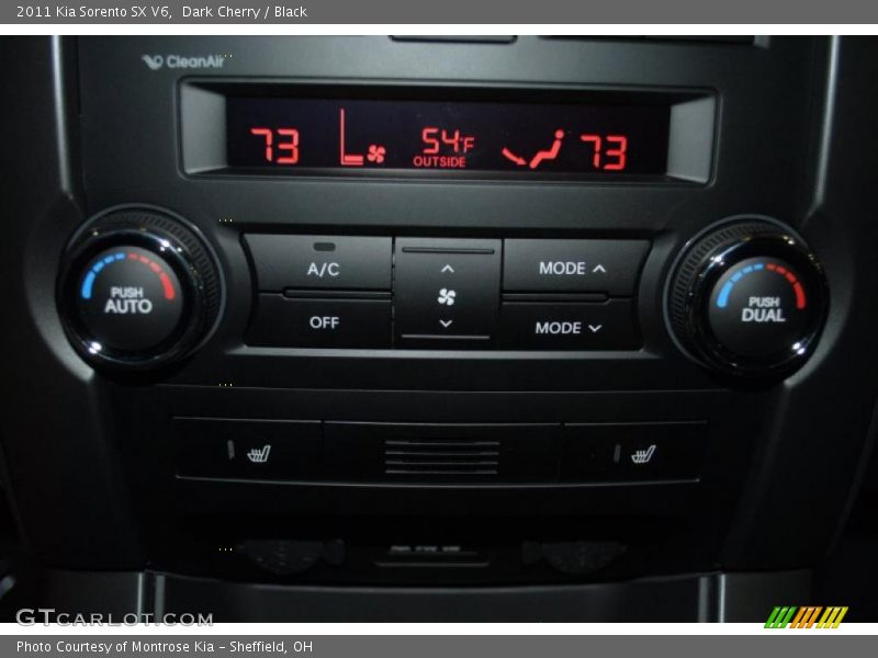 Dark Cherry / Black 2011 Kia Sorento SX V6