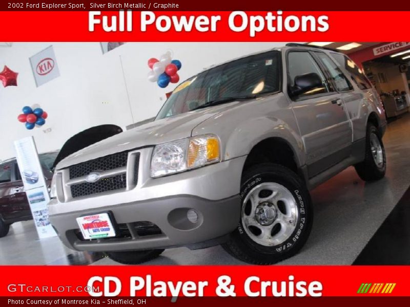 Silver Birch Metallic / Graphite 2002 Ford Explorer Sport