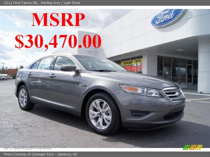 Sterling Grey / Light Stone 2011 Ford Taurus SEL