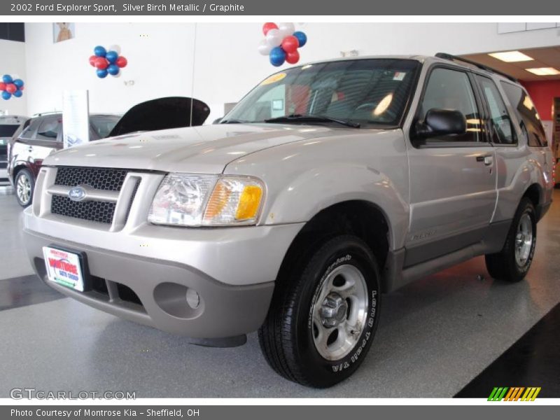 Silver Birch Metallic / Graphite 2002 Ford Explorer Sport