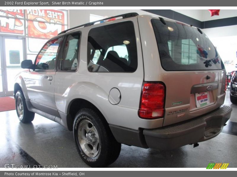 Silver Birch Metallic / Graphite 2002 Ford Explorer Sport