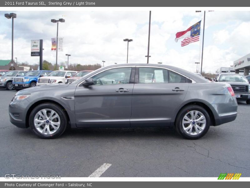 Sterling Grey / Light Stone 2011 Ford Taurus SEL