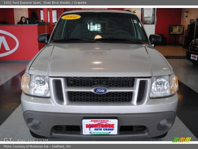 Silver Birch Metallic / Graphite 2002 Ford Explorer Sport