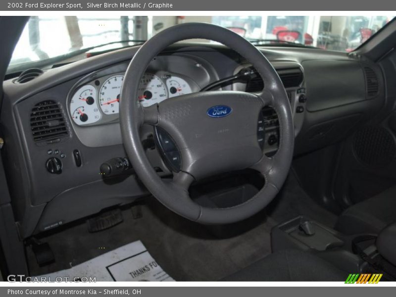 Silver Birch Metallic / Graphite 2002 Ford Explorer Sport