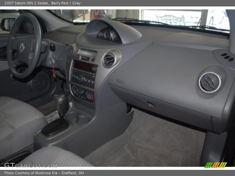 Berry Red / Gray 2007 Saturn ION 2 Sedan