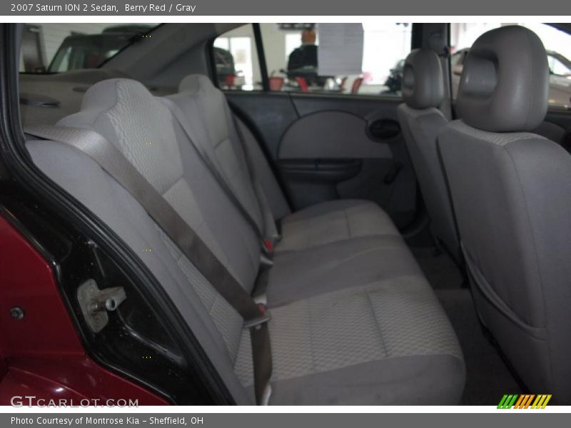 Berry Red / Gray 2007 Saturn ION 2 Sedan
