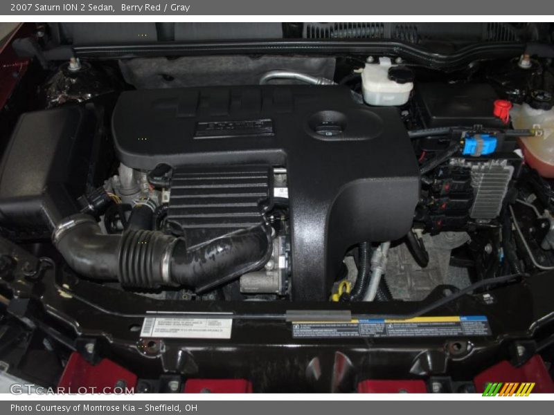 Berry Red / Gray 2007 Saturn ION 2 Sedan