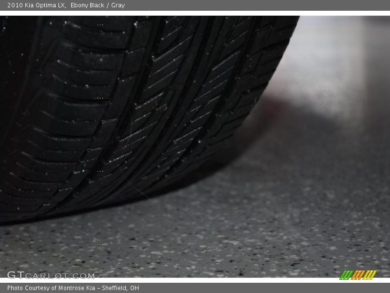 Ebony Black / Gray 2010 Kia Optima LX