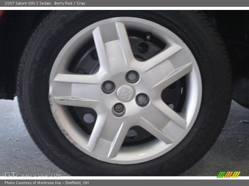 Berry Red / Gray 2007 Saturn ION 2 Sedan