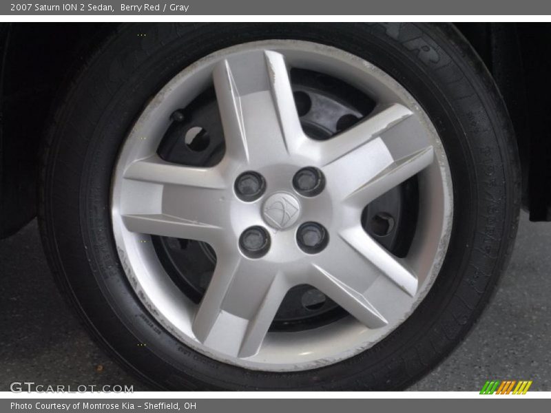 Berry Red / Gray 2007 Saturn ION 2 Sedan