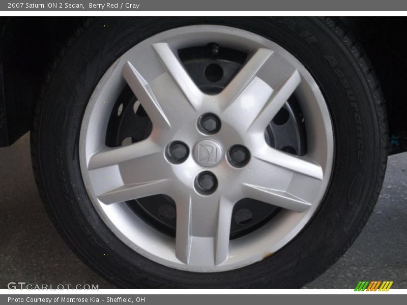 Berry Red / Gray 2007 Saturn ION 2 Sedan