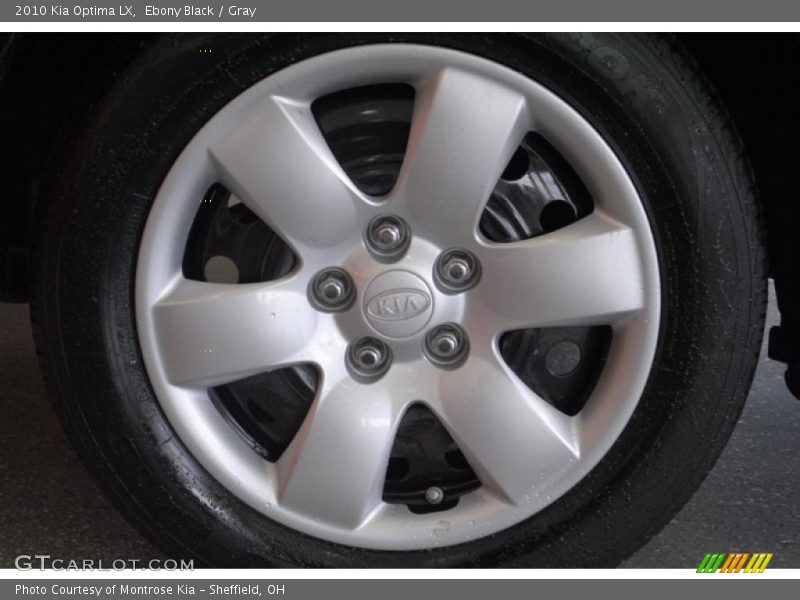 Ebony Black / Gray 2010 Kia Optima LX