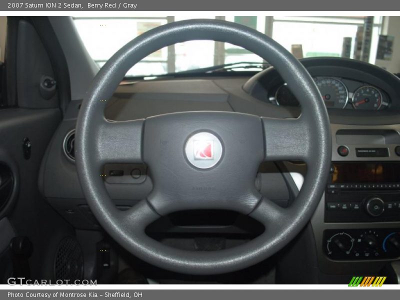 Berry Red / Gray 2007 Saturn ION 2 Sedan