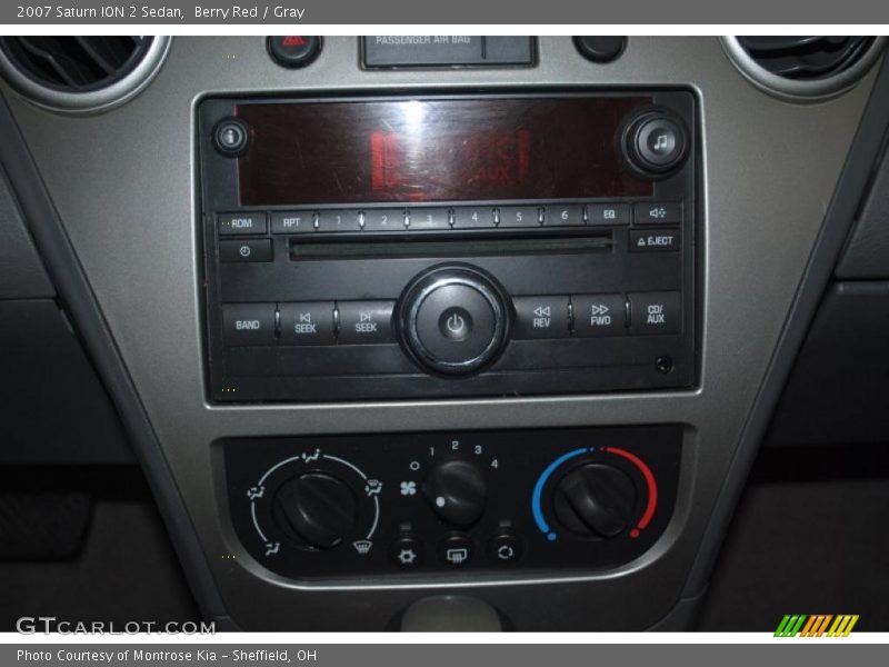 Berry Red / Gray 2007 Saturn ION 2 Sedan