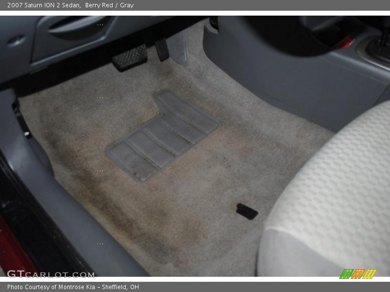 Berry Red / Gray 2007 Saturn ION 2 Sedan
