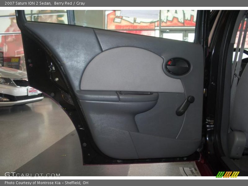 Berry Red / Gray 2007 Saturn ION 2 Sedan