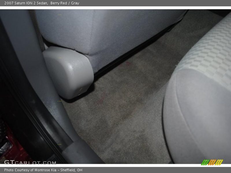 Berry Red / Gray 2007 Saturn ION 2 Sedan