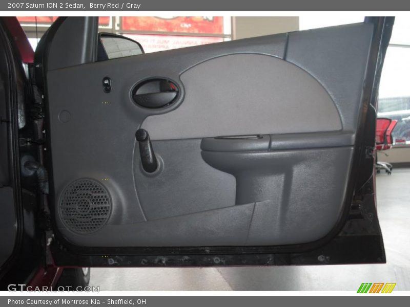 Berry Red / Gray 2007 Saturn ION 2 Sedan