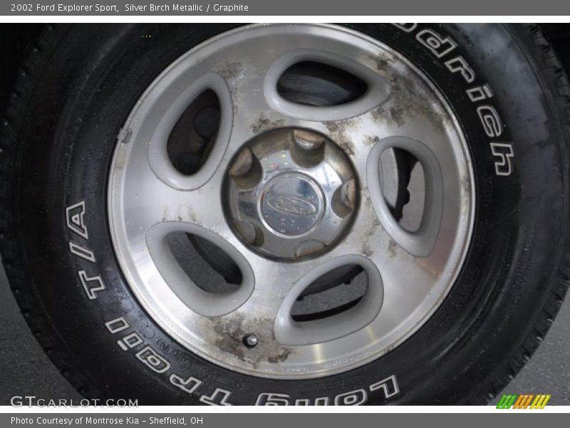 Silver Birch Metallic / Graphite 2002 Ford Explorer Sport