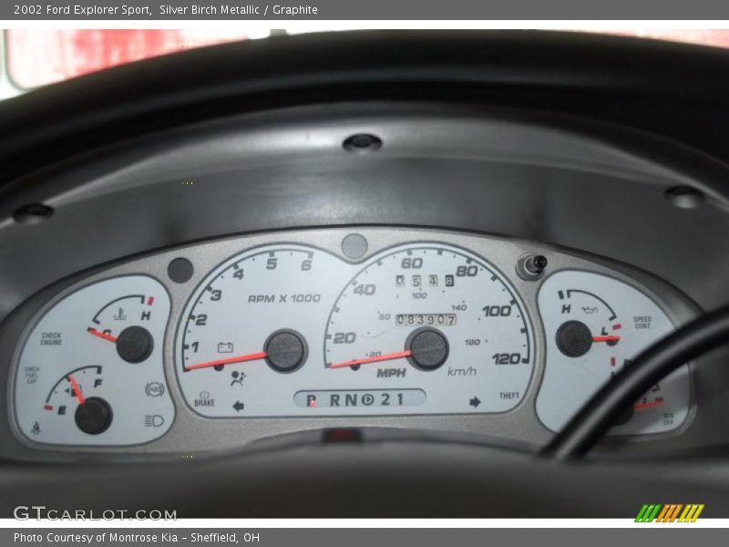  2002 Explorer Sport Sport Gauges