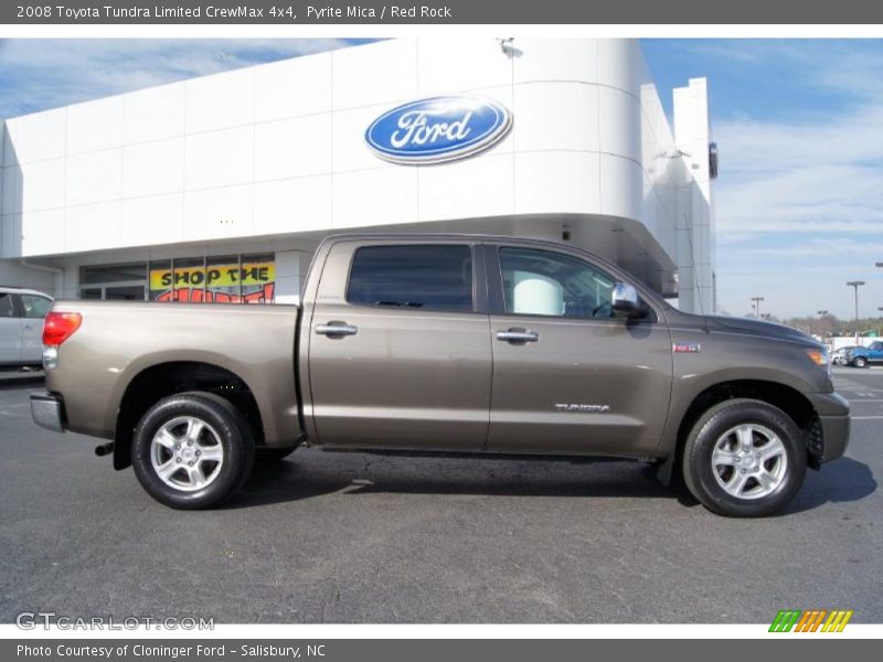 Pyrite Mica / Red Rock 2008 Toyota Tundra Limited CrewMax 4x4