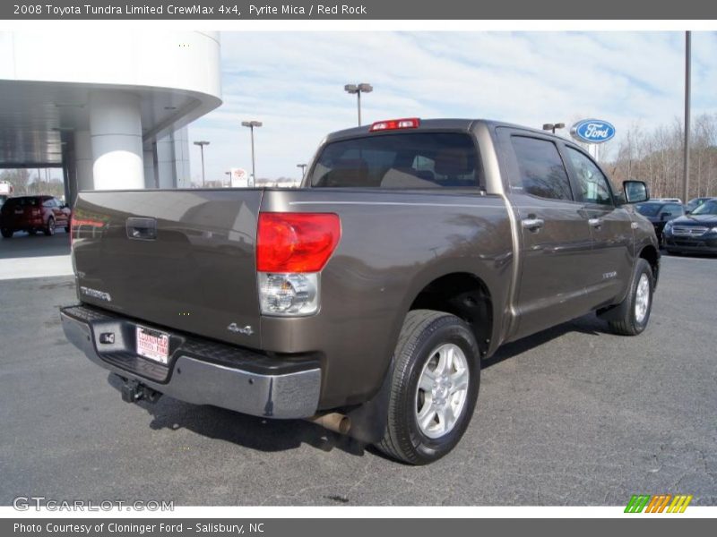 Pyrite Mica / Red Rock 2008 Toyota Tundra Limited CrewMax 4x4
