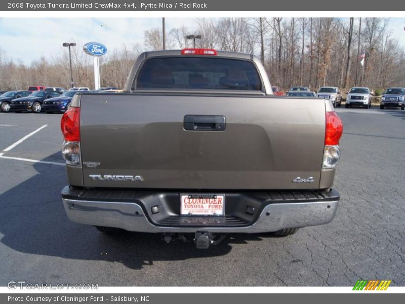 Pyrite Mica / Red Rock 2008 Toyota Tundra Limited CrewMax 4x4