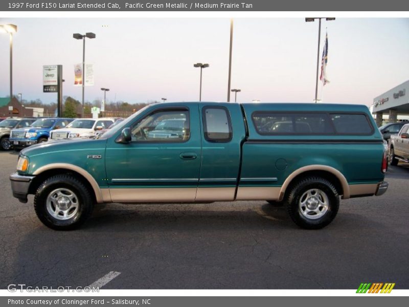  1997 F150 Lariat Extended Cab Pacific Green Metallic