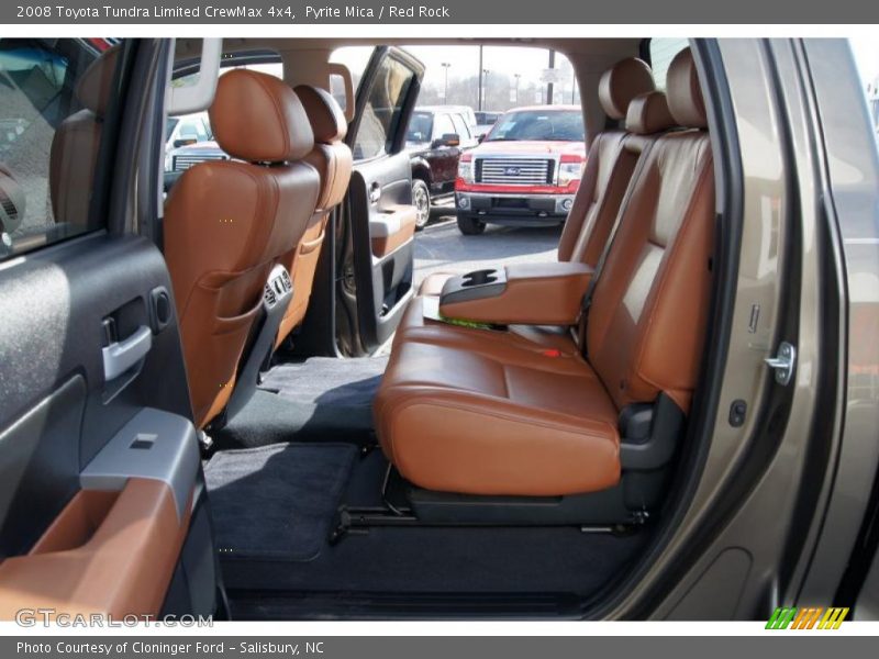  2008 Tundra Limited CrewMax 4x4 Red Rock Interior