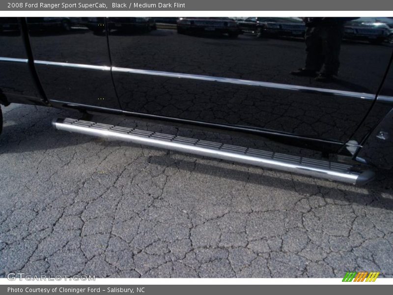 Black / Medium Dark Flint 2008 Ford Ranger Sport SuperCab