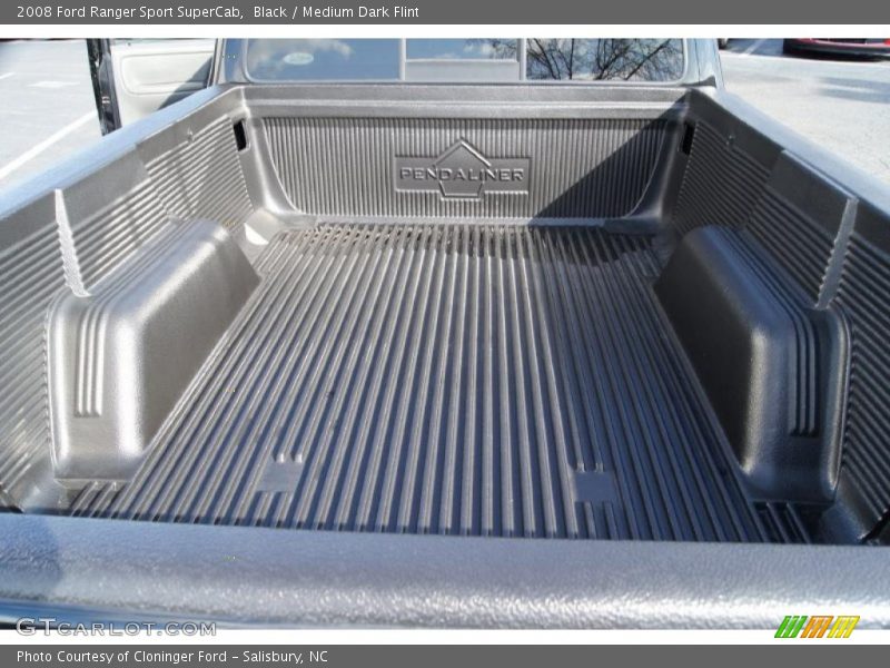 Black / Medium Dark Flint 2008 Ford Ranger Sport SuperCab
