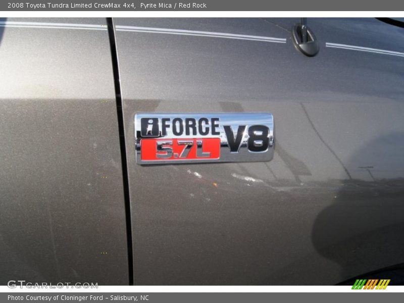 Pyrite Mica / Red Rock 2008 Toyota Tundra Limited CrewMax 4x4