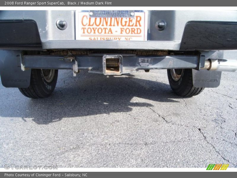 Black / Medium Dark Flint 2008 Ford Ranger Sport SuperCab