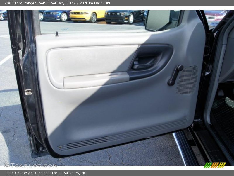 Black / Medium Dark Flint 2008 Ford Ranger Sport SuperCab