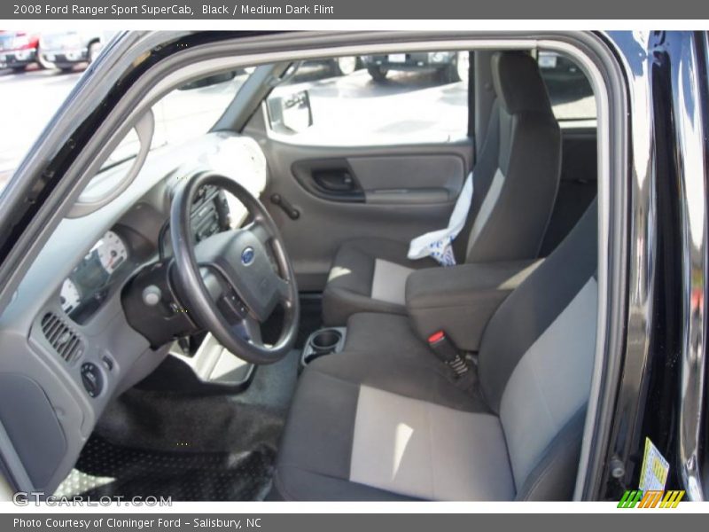  2008 Ranger Sport SuperCab Medium Dark Flint Interior