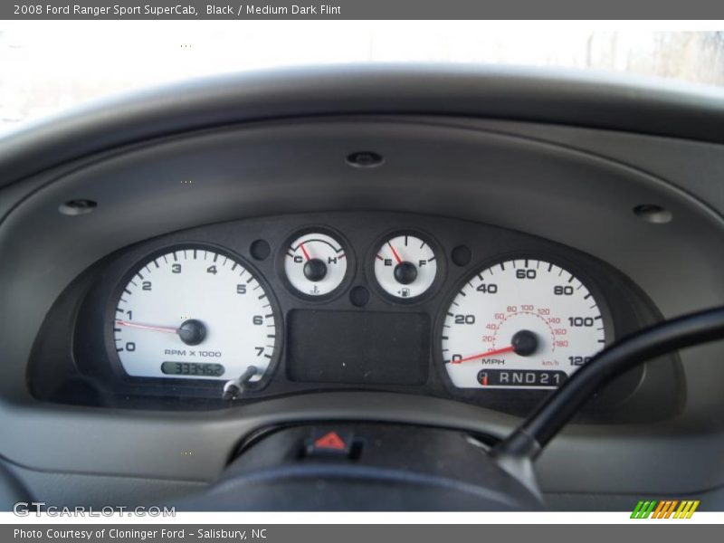  2008 Ranger Sport SuperCab Sport SuperCab Gauges