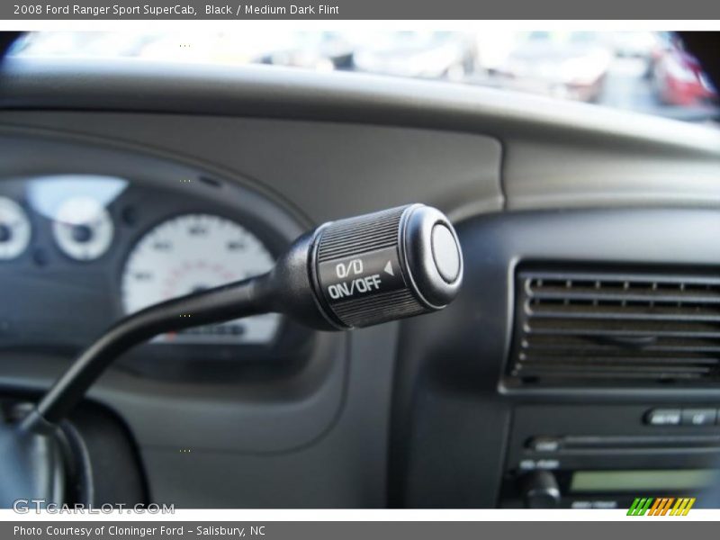 Black / Medium Dark Flint 2008 Ford Ranger Sport SuperCab