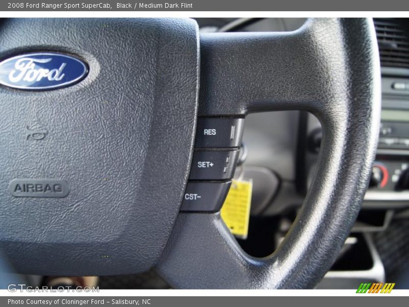 Black / Medium Dark Flint 2008 Ford Ranger Sport SuperCab