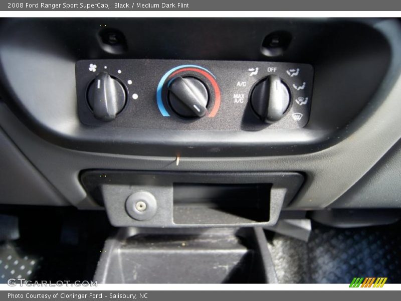 Black / Medium Dark Flint 2008 Ford Ranger Sport SuperCab