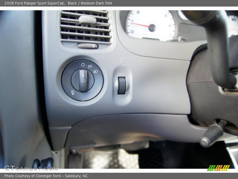 Black / Medium Dark Flint 2008 Ford Ranger Sport SuperCab