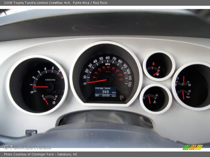  2008 Tundra Limited CrewMax 4x4 Limited CrewMax 4x4 Gauges