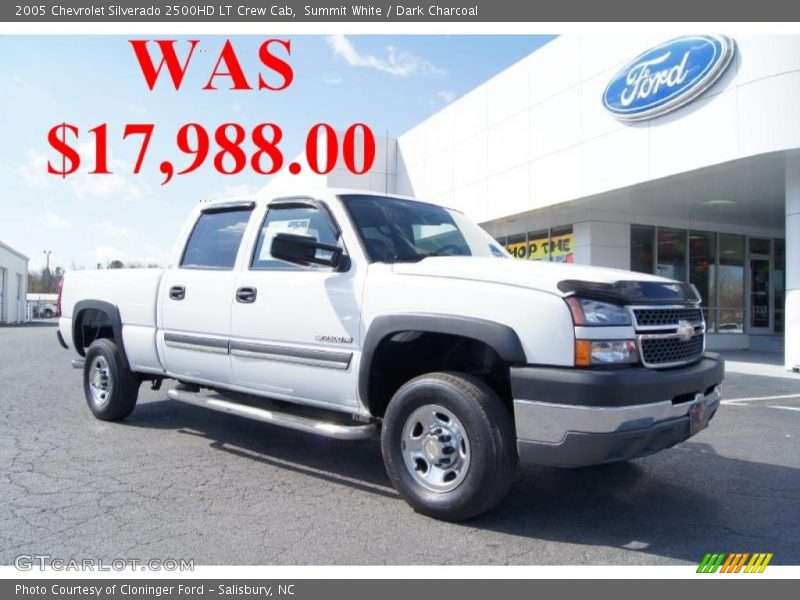 Summit White / Dark Charcoal 2005 Chevrolet Silverado 2500HD LT Crew Cab