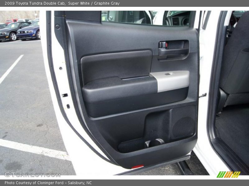 Super White / Graphite Gray 2009 Toyota Tundra Double Cab