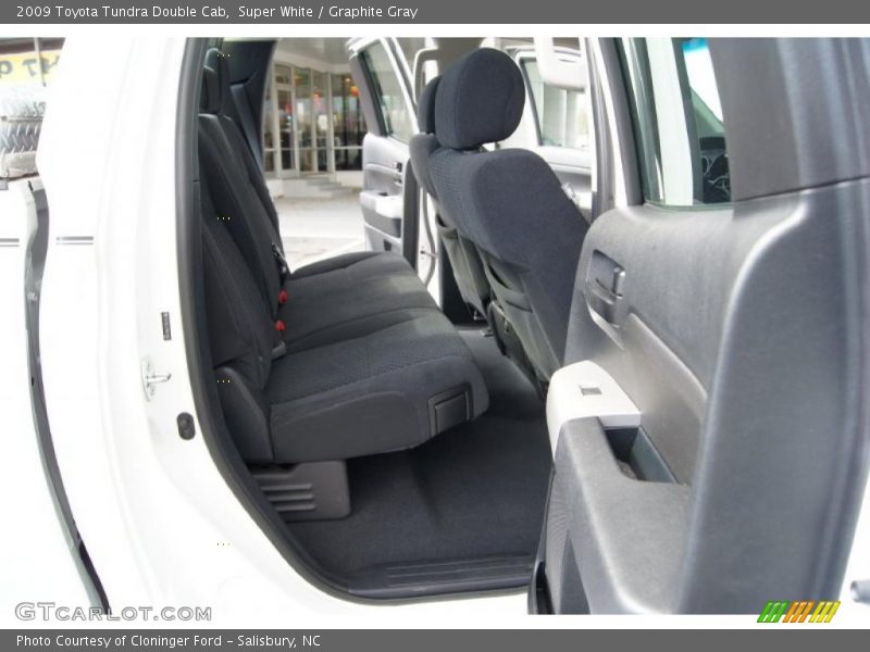 Super White / Graphite Gray 2009 Toyota Tundra Double Cab