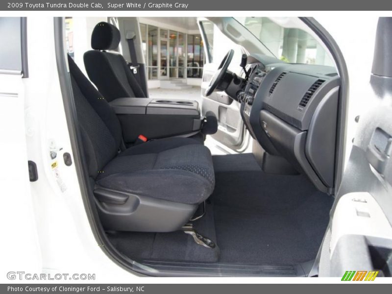 Super White / Graphite Gray 2009 Toyota Tundra Double Cab