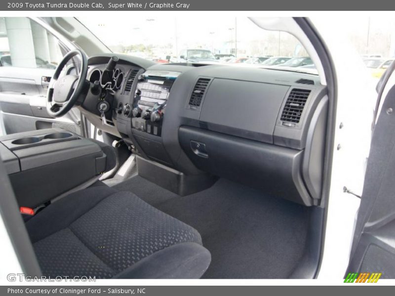 Super White / Graphite Gray 2009 Toyota Tundra Double Cab