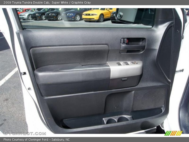 Super White / Graphite Gray 2009 Toyota Tundra Double Cab