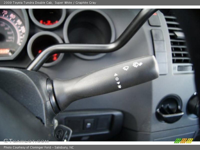Super White / Graphite Gray 2009 Toyota Tundra Double Cab