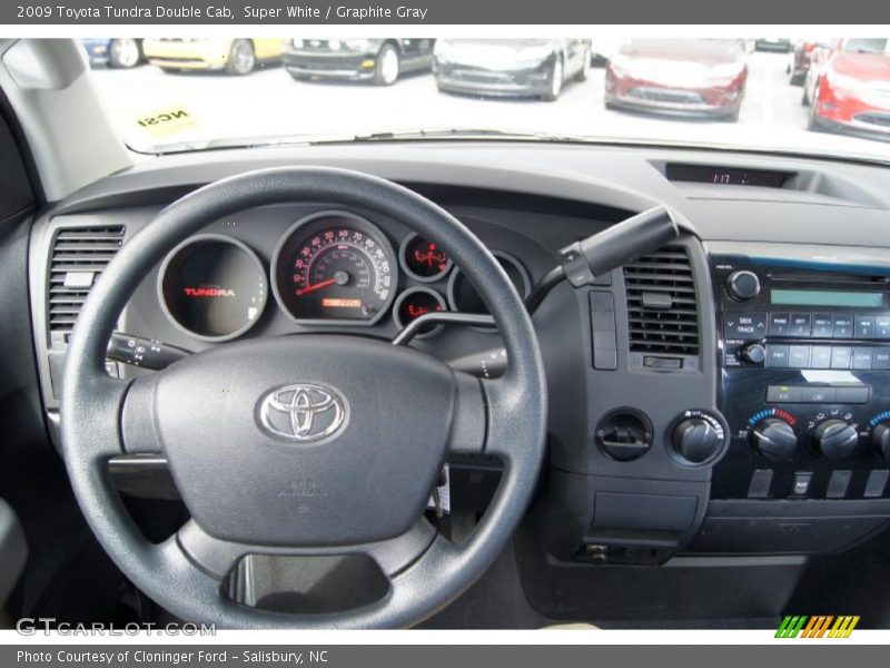 Super White / Graphite Gray 2009 Toyota Tundra Double Cab