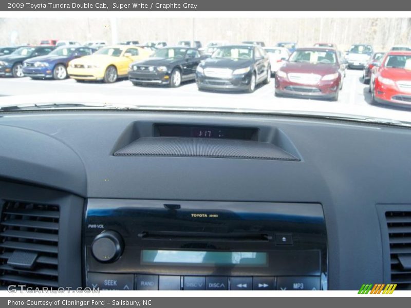 Super White / Graphite Gray 2009 Toyota Tundra Double Cab